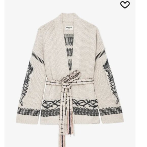 NWT Zadig & Voltaire Aspen Cardigan size M/L - Picture 1 of 5